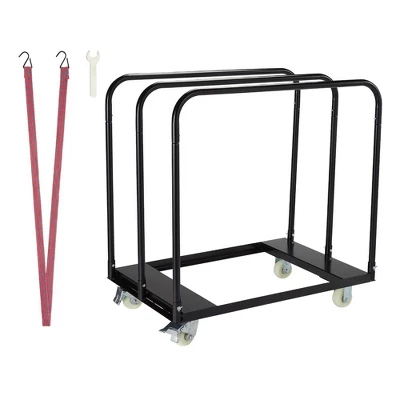 Drywall Cart Steel Panel Truck, Heavy Duty Flatbed Dolly Carts With Wheels, Table Cart With 1500 Lbs Capacity Utility Tool Cart 6 Drywall Cart Steel Panel Truck, Heavy Duty Flatbed Dolly Carts With Wheels, Table Cart With 1500 Lbs Capacity Utility Tool Cart - Image 6