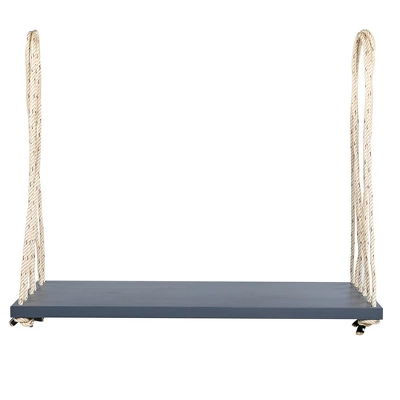 Outdoor Swing Chair With 2 Person Seating, Acacia Wood Hanging Chair Porch Swing Bench W/ Cushion, 2 Pillows & Hemp Ropes For Garden Backyard, White 9 Outdoor Swing Chair With 2 Person Seating, Acacia Wood Hanging Chair Porch Swing Bench W/ Cushion, 2 Pillows & Hemp Ropes For Garden Backyard, White - Image 9