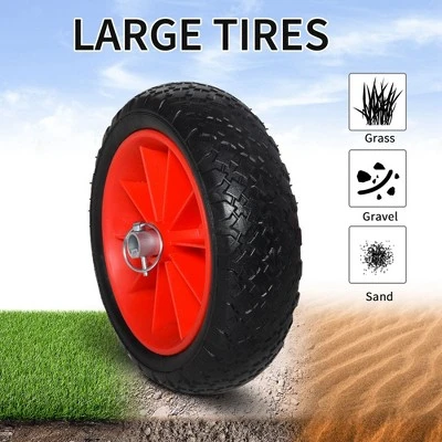 Universal Paddle Boat Cart, Trolley Trailer Kayak Wheels With Strong Aluminum Frame, Adjustable Width Crossbar, & Large Tires 4 Universal Paddle Boat Cart, Trolley Trailer Kayak Wheels With Strong Aluminum Frame, Adjustable Width Crossbar, & Large Tires - Image 4