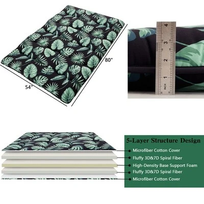 Japanese Style Floral Floor Mattress For Adults Kids Foldable & Portable Floor Mat Sleeping Pad For Dorm Camping 2 Japanese Style Floral Floor Mattress For Adults Kids Foldable & Portable Floor Mat Sleeping Pad For Dorm Camping - Image 2