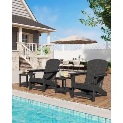 Outdoor Adirondack Chair - HDPE, With Wide Armrests & Slatted Back, All-Weather For Patio & Pool, Ergonomic Backrest 17 Outdoor Adirondack Chair - HDPE, With Wide Armrests & Slatted Back, All-Weather For Patio & Pool, Ergonomic Backrest -Garvee Sales GUEST 3eca9b3f 0689 4caf aaee dbb6dfae8010 1