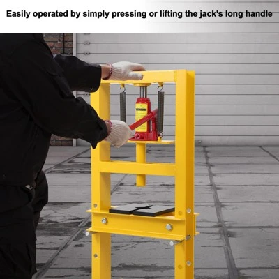 Hydraulic Press 6and12 Ton Hydraulic Shop Press, H-Frame Garage Floor Benchtop Press Adjustable Shop Press, Adjustable Working Table Height 10 Hydraulic Press 6and12 Ton Hydraulic Shop Press, H-Frame Garage Floor Benchtop Press Adjustable Shop Press, Adjustable Working Table Height - Image 10