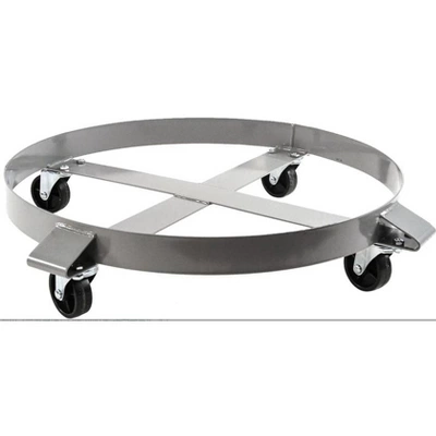 Heavy-Duty 55 Gallon Drum Dolly - 1000lb Capacity Steel Barrel Caddy With 4 Swivel Casters 9 Heavy-Duty 55 Gallon Drum Dolly - 1000lb Capacity Steel Barrel Caddy With 4 Swivel Casters - Image 9
