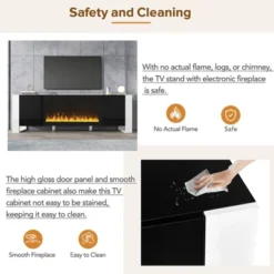 68" Fireplace TV Stand For TVs UP To 78", Electric Fireplace Media Entertainment Center, Modern TV Console Table With Storage For Living Room 13 68" Fireplace TV Stand For TVs UP To 78", Electric Fireplace Media Entertainment Center, Modern TV Console Table With Storage For Living Room -Garvee Sales GUEST 40f7d3fb cbbd 4bb4 bae3 aa1d8b022ac2