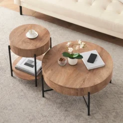 Coffee Table With Drawers Round Coffee Table With Storage Wood Center Table Farmhouse Circle Table 10 Coffee Table With Drawers Round Coffee Table With Storage Wood Center Table Farmhouse Circle Table -Garvee Sales GUEST 42d570d2 1229 4c1e beb3 8fda2c43252f