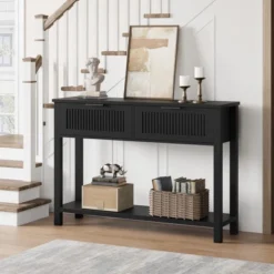 Farmhouse Entryway Table,43 Inch Wood Console Table With 2 Drawers 7 Farmhouse Entryway Table,43 Inch Wood Console Table With 2 Drawers -Garvee Sales GUEST 42d7a860 7079 408f b833 3153da6200eb