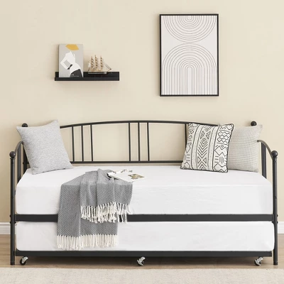 Garvee Twin Metal Daybed And Trundle, Sofa Bed - Room & Joy 7 Garvee Twin Metal Daybed And Trundle, Sofa Bed - Room & Joy - Image 7