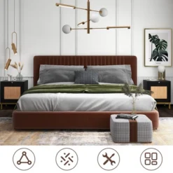 Set Of 2 Rattan Night Stands, Modern Farmhouse End Tables With Tray, Storage Shelf For Entryway, Bedroom, Living Room 8 Set Of 2 Rattan Night Stands, Modern Farmhouse End Tables With Tray, Storage Shelf For Entryway, Bedroom, Living Room -Garvee Sales GUEST 4392a260 5fe0 4dd5 8240 39bd7a174d33