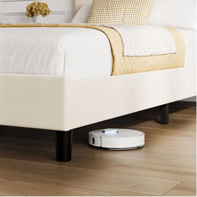 Twin/Full/Queen/King Size Bed Frame With Adjustable Headboard 5 Twin/Full/Queen/King Size Bed Frame With Adjustable Headboard - Image 5