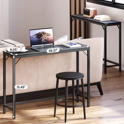 9.1" Narrow Console Table, Behind Couch Table For Living Room 5 9.1" Narrow Console Table, Behind Couch Table For Living Room - Image 5