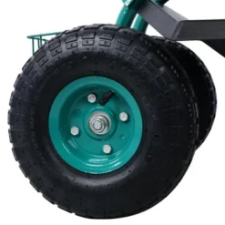 Rolling Garden Cart With 4 Wheels Tool Tray Basket Adjustable Height 360-degree Swivel Heavy-duty Frame Easy Assembly Garden Scooter Gardening -Garvee Sales GUEST 45d0aa8f f629 46be 87b1 6634734f6d62