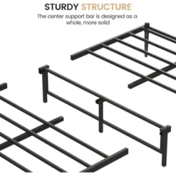 Garvee Bed Frame With Wooden Headboard And Footboard,Metal Bed Frame, No Box Spring Needed, 14 Inch Easy To Assemble Noise Free Mattress Foundation 10 Garvee Bed Frame With Wooden Headboard And Footboard,Metal Bed Frame, No Box Spring Needed, 14 Inch Easy To Assemble Noise Free Mattress Foundation -Garvee Sales GUEST 45e5f7f3 aac0 443f 89b8 73f323c71a4a