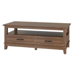 Farmhouse Coffee Table With Drawers, 47.2" Center Table Rustic Coffee Tables White Brown Living Room Table 16 Farmhouse Coffee Table With Drawers, 47.2" Center Table Rustic Coffee Tables White Brown Living Room Table -Garvee Sales GUEST 46a75dd8 48b6 4671 9aca ca9b90b99b8d