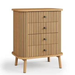 Fluted 4 Drawers Dresser, Tall Modern Chest Of Drawers, Bedroom Dressers With Drawers 13 Fluted 4 Drawers Dresser, Tall Modern Chest Of Drawers, Bedroom Dressers With Drawers -Garvee Sales GUEST 46b52d27 19d1 4ff4 bfac 3c1107feaadd