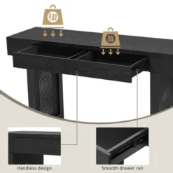51.9" Console Table With 2 Drawers, Wooden Entryway Table, Narrow Sofa Table, Behind Couch Table For Living Room Hallway Foyer 11 51.9" Console Table With 2 Drawers, Wooden Entryway Table, Narrow Sofa Table, Behind Couch Table For Living Room Hallway Foyer -Garvee Sales GUEST 47c8542a f650 4060 bfb2 603a9a4ceb47