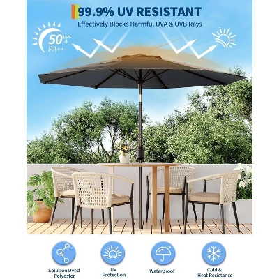 10FT Outdoor Patio Umbrella 12 10FT Outdoor Patio Umbrella - Image 12