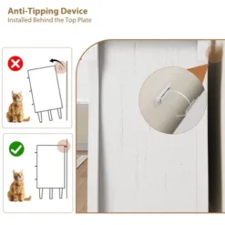 Garvee Natural 3 Drawer Dresser, Mid-Century Nightstand 3 Chest Of Drawer With Curved Leg Bedside End Table For Living Room Bedroom Entryway Nursery -Garvee Sales GUEST 4c423c76 3512 4523 9152 dc16be05e9ff