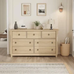 7-Drawer Dresser For Bedroom, Freestanding Storage Wooden Chest Of Drawers -Garvee Sales GUEST 4c9ef409 513a 4f79 a89c 147b674e3b10