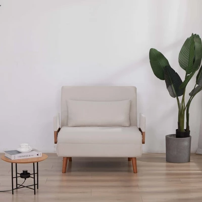 Modern Foldable Sofa Bed – Converts In 10 Sec, 6 Level Adjustable Backrest, Breathable Linen Fabric 3 Modern Foldable Sofa Bed – Converts In 10 Sec, 6 Level Adjustable Backrest, Breathable Linen Fabric - Image 3