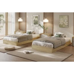 Wood Platform Bed Frame,Wooden Bed Frame Without Headboard, Wood Slat Support,No Box Spring Needed, Easy Assembly 11 Wood Platform Bed Frame,Wooden Bed Frame Without Headboard, Wood Slat Support,No Box Spring Needed, Easy Assembly -Garvee Sales GUEST 4da59087 5ad3 4ffd 92ab c3a673fb7fd7