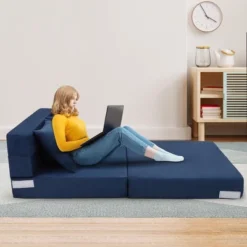 Folding Sofa Bed, Convertible Sleeper Chair, With 2 Pillow, Memory Foam Washable Cover For Living Room/Bedroom/Guest 9 Folding Sofa Bed, Convertible Sleeper Chair, With 2 Pillow, Memory Foam Washable Cover For Living Room/Bedroom/Guest -Garvee Sales GUEST 4ddd3230 e583 42eb bf85 368b4b30aa3f