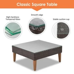 4-pieces Outdoor Wicker Sofa Set, Patio Furniture With Colorful Pillows, L-shape Sofa Set, Gray Cushions And Black Rattan 11 4-pieces Outdoor Wicker Sofa Set, Patio Furniture With Colorful Pillows, L-shape Sofa Set, Gray Cushions And Black Rattan -Garvee Sales GUEST 4ef375c3 e34c 4532 8284 bd687438032b