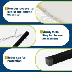 12FT Double Hammock With Stand Heavy Duty Portable Hammocks 475 Lbs Large Outdoor Hammocks With Carrying Bag For Patio, Beach, Backyard 11 12FT Double Hammock With Stand Heavy Duty Portable Hammocks 475 Lbs Large Outdoor Hammocks With Carrying Bag For Patio, Beach, Backyard -Garvee Sales GUEST 53748ada f84a 48f7 bf81 6cce53a10b9f