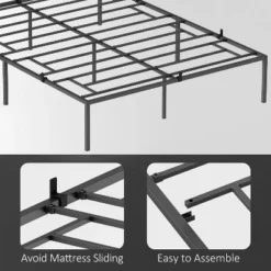 Garvee Metal Platform Bed Frame With Storage, Steel Slat Support, No Box Spring Needed, Easy Assembly Mattress Foundation -Garvee Sales GUEST 5597edf9 fcc6 4ba9 9485 9dc1bdf8bc17