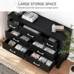 Whizmax Dresser For Bedroom With 7 Drawers, Modern Chest Of Drawers Closet With Metal Handle, Wooden Dresser Organizer, For Bedroom, Living Room 11 Whizmax Dresser For Bedroom With 7 Drawers, Modern Chest Of Drawers Closet With Metal Handle, Wooden Dresser Organizer, For Bedroom, Living Room -Garvee Sales GUEST 57a18061 d973 44a8 bafd 1424364e5471