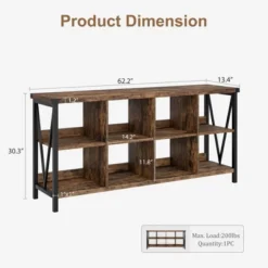 8 Cube Storage Organizer Bookshelf, 3 Tier Metal Horizontal Bookcase 12 8 Cube Storage Organizer Bookshelf, 3 Tier Metal Horizontal Bookcase -Garvee Sales GUEST 58cd0486 5728 438b ad8d 87033d38a2f0