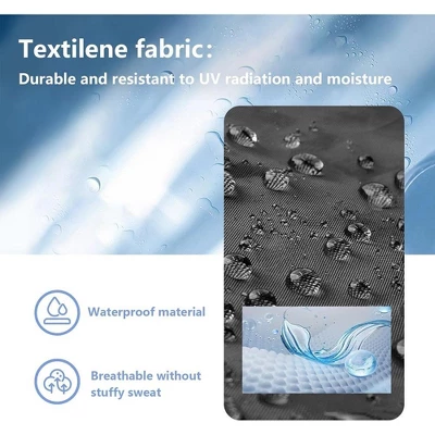 S-shaped Aluminum Recliner Set (2 Pieces), 400 Pounds Load-bearing, Textilene Fabric, Waterproof And Breathable, For Outdoor Leisure,Gray 2 S-shaped Aluminum Recliner Set (2 Pieces), 400 Pounds Load-bearing, Textilene Fabric, Waterproof And Breathable, For Outdoor Leisure,Gray - Image 2