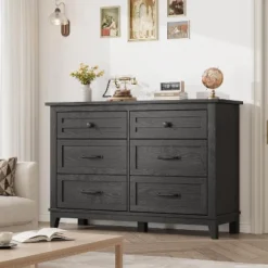 6 Dresser For Bedroom, 47" Wide Drawer Dresser With Storage Freestanding, Wooden Closet Storage Chest For Living Room, Bedroom, Entryway 15 6 Dresser For Bedroom, 47" Wide Drawer Dresser With Storage Freestanding, Wooden Closet Storage Chest For Living Room, Bedroom, Entryway -Garvee Sales GUEST 5e43ad8a bc48 4323 9644 0cef7199c2c3
