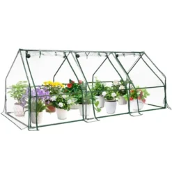 Mini Greenhouse For Outdoor,Portable Greenhouse Outdoor Garden W/ Roll-up Zipper Door,Waterproof & UV Protected Green House For Garden Patio Backyard 13 Mini Greenhouse For Outdoor,Portable Greenhouse Outdoor Garden W/ Roll-up Zipper Door,Waterproof & UV Protected Green House For Garden Patio Backyard -Garvee Sales GUEST 602d5466 b6a8 4cb2 8aca 581b825bb463