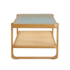 Modern Rattan Coffee Table,Rectangular Center Table With Tempered Glass Tabletop,2 Tier Wood Tea Table For Living Room Office Bedroom 15 Modern Rattan Coffee Table,Rectangular Center Table With Tempered Glass Tabletop,2 Tier Wood Tea Table For Living Room Office Bedroom -Garvee Sales GUEST 639918e2 4647 4a47 b4f9 caef9742d0bc