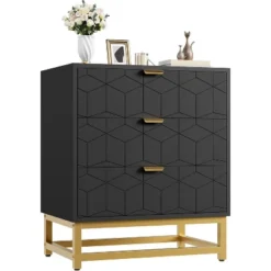 Modern 3/4/5/6/7 Drawer Dresser, Wide Chest With Gold Metal Legs & Handles, Wood Storage Organizer For Bedroom, Living Room, Hallway 11 Modern 3/4/5/6/7 Drawer Dresser, Wide Chest With Gold Metal Legs & Handles, Wood Storage Organizer For Bedroom, Living Room, Hallway -Garvee Sales GUEST 6471c1c6 2786 49cc 90fc a6a61aeefe65