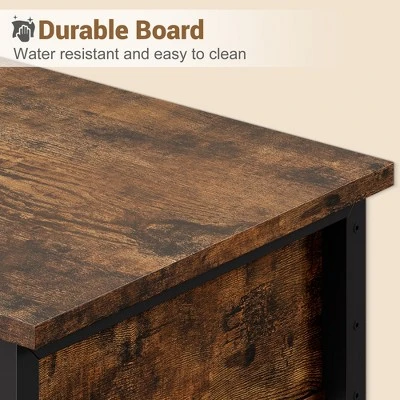 Entryway Table, Console Table With 3 Storage Drawers, 3 Tier Industrial Sofa Table, Behind Couch Table For Entry, Living Room 6 Entryway Table, Console Table With 3 Storage Drawers, 3 Tier Industrial Sofa Table, Behind Couch Table For Entry, Living Room - Image 6