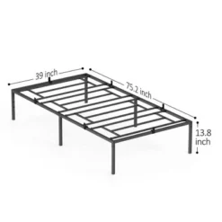 Whizmax 14 Inch Bed Frames No Box Spring Needed, Black Metal Bed Frame, Platform Bed Frame, Noise Free, Easy Assembly 13 Whizmax 14 Inch Bed Frames No Box Spring Needed, Black Metal Bed Frame, Platform Bed Frame, Noise Free, Easy Assembly -Garvee Sales GUEST 66949349 0bdb 4439 977e 80207a24e9bf