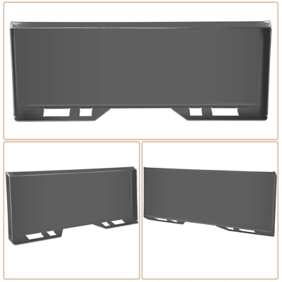 1/4" Skid Steer Attachment Plate, Universal Quick Mount Plate, Grade 50 Structural Steel, Anti-Rust Surface,Silver 4 1/4" Skid Steer Attachment Plate, Universal Quick Mount Plate, Grade 50 Structural Steel, Anti-Rust Surface,Silver - Image 4