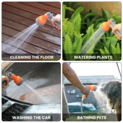 65/100/130 Ft Retractable Garden Hose Reel, With 9 Function Sprayer Nozzle, Any Length Lock, Automatic Slow Rewind, Wall Mounted, 180°Swivel Bracket 17 65/100/130 Ft Retractable Garden Hose Reel, With 9 Function Sprayer Nozzle, Any Length Lock, Automatic Slow Rewind, Wall Mounted, 180°Swivel Bracket -Garvee Sales GUEST 6a6723c7 01c0 4e13 bcb9 43eb8f175ff0