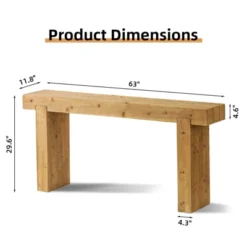 63" Entryway Console Table, Wooden Narrow Behind Couch Table, Rectangular Narrow Long Sofa Table, Sofa Foyer Table For Entryway Hallway Living Room 8 63" Entryway Console Table, Wooden Narrow Behind Couch Table, Rectangular Narrow Long Sofa Table, Sofa Foyer Table For Entryway Hallway Living Room -Garvee Sales GUEST 6a9f20d7 e4af 4e4d b748 9f6bcc57b608