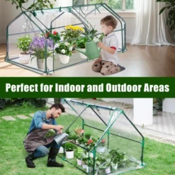 Mini Greenhouse For Outdoor,Portable Greenhouse Outdoor Garden W/ Roll-up Zipper Door,Waterproof & UV Protected Green House For Garden Patio Backyard 10 Mini Greenhouse For Outdoor,Portable Greenhouse Outdoor Garden W/ Roll-up Zipper Door,Waterproof & UV Protected Green House For Garden Patio Backyard -Garvee Sales GUEST 6d6f4719 f04e 42fd 8e87 4a8fec4f2c56