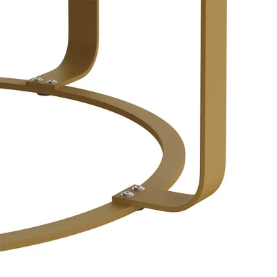 Center Tables, Modern Round Coffee Table Wooden Carving Pattern Coffee Table With Metal Legs For Living Room Reception Room Office 7 Center Tables, Modern Round Coffee Table Wooden Carving Pattern Coffee Table With Metal Legs For Living Room Reception Room Office - Image 7