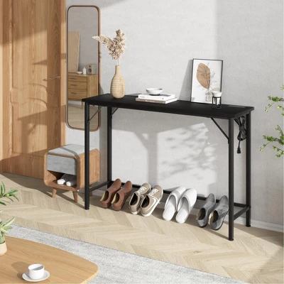 9.1" Narrow Console Table With Outlets, Behind Couch Table For Living Room 4 9.1" Narrow Console Table With Outlets, Behind Couch Table For Living Room - Image 4