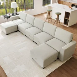 140"Sectional Couch For Living Room, Oversized Modular Sectional Sofa, U Shaped Modular Couch With Storage 13 140"Sectional Couch For Living Room, Oversized Modular Sectional Sofa, U Shaped Modular Couch With Storage -Garvee Sales GUEST 71ac4e08 28ee 418e 823b 32d8edf4b65b