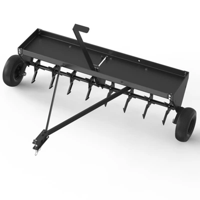 Tow Spike Aerator 48 Inches Extra-Wide Tow Bar Tow Behind Spike Aerator With Wheels Galvanized Steel Tines, Durable For Farm, Lawn (Black) 1 Tow Spike Aerator 48 Inches Extra-Wide Tow Bar Tow Behind Spike Aerator With Wheels Galvanized Steel Tines, Durable For Farm, Lawn (Black)