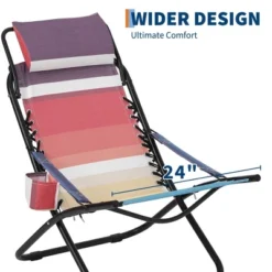 330lbs Capacity Folding Beach Chair With Headrest Lightweight Portable Foldable Recliner With Adjustable Backrest 13 330lbs Capacity Folding Beach Chair With Headrest Lightweight Portable Foldable Recliner With Adjustable Backrest -Garvee Sales GUEST 72689db9 d15e 4973 b8ab d03e693b1f73