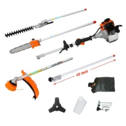 Multi-Functional Trimming Tool With String Trimmer Brush Cutter Pole Saw Full Crank Shaft Design 56CC 2-Cycle Garden Tool 12 Multi-Functional Trimming Tool With String Trimmer Brush Cutter Pole Saw Full Crank Shaft Design 56CC 2-Cycle Garden Tool -Garvee Sales GUEST 738e98b3 6af6 4e11 8f75 746bd587581b