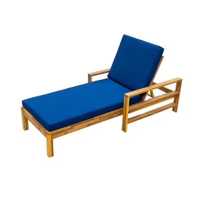 Wood Adjustable Backrest Outdoor Lounge Chair, Suitable For Gardens, Terraces And Poolside Areas 1 Wood Adjustable Backrest Outdoor Lounge Chair, Suitable For Gardens, Terraces And Poolside Areas
