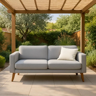 Metal Privacy Screen Outdoor 71"x47", Freestanding Decorative Privacy Fence Panel For Patio, Balcony, Deck, Garden, Indoor, Black Rustic 5 Metal Privacy Screen Outdoor 71"x47", Freestanding Decorative Privacy Fence Panel For Patio, Balcony, Deck, Garden, Indoor, Black Rustic - Image 5