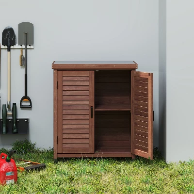 Garden Potting Bench With Storage 2 Garden Potting Bench With Storage - Image 2